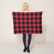 Bold Red Black Buffalo Play Lumberjack Mönster