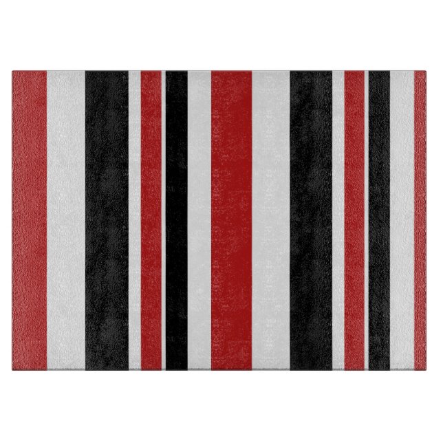 Bold Red Black Rand Glass Clearboard (Framsidan)
