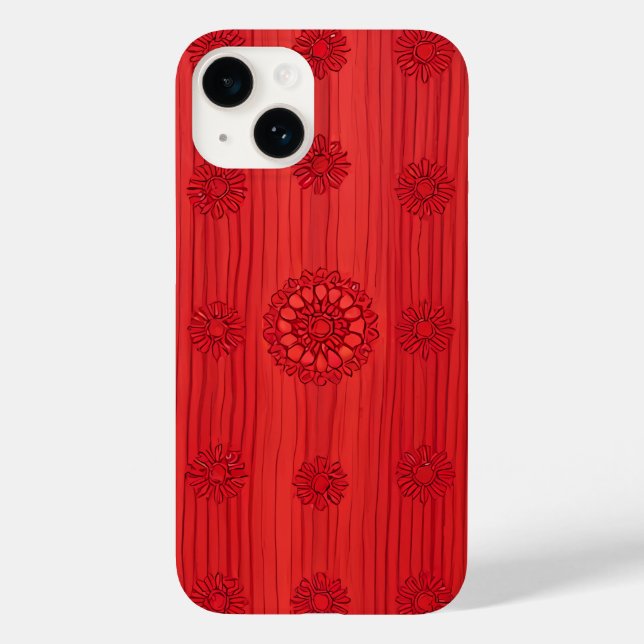 Bold Red Sunmica Struktur Design (Baksida)
