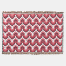 Bold Retro Modern Motif in Pinks