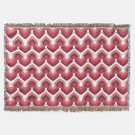 Bold Retro Modern Motif in Pinks Filt
