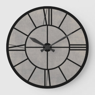 Bold Roman Modern Stor Klocka