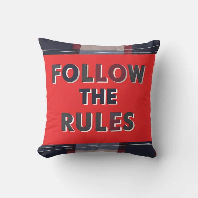 Bold Rules: A Clear, Striking Message Kudde (Framsida)