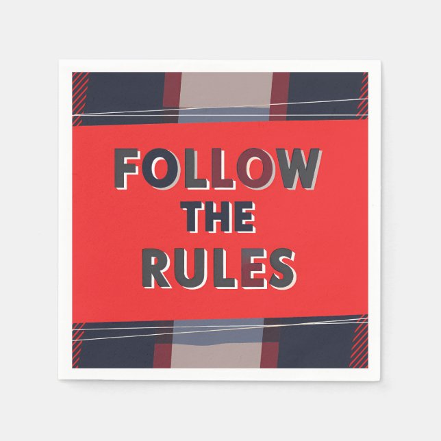 Bold Rules: A Clear, Striking Message Pappersservett (Framsidan)