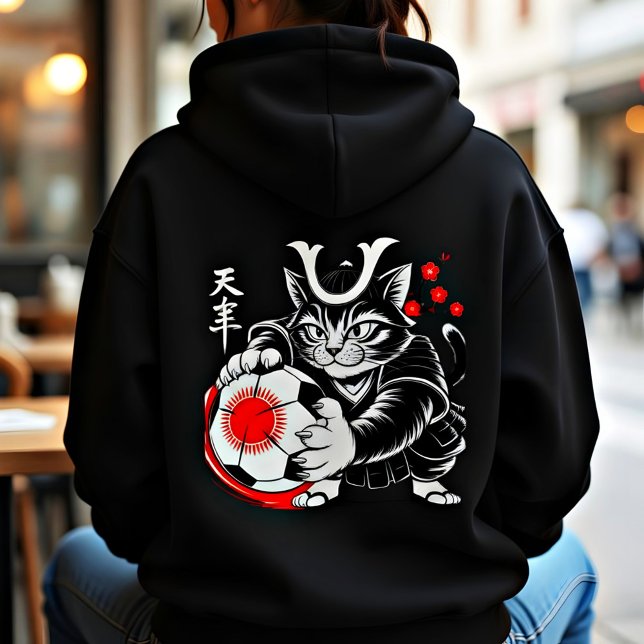 Bold Samurai Cat Hoodie for Women T Shirt (Skapare uppladdad)