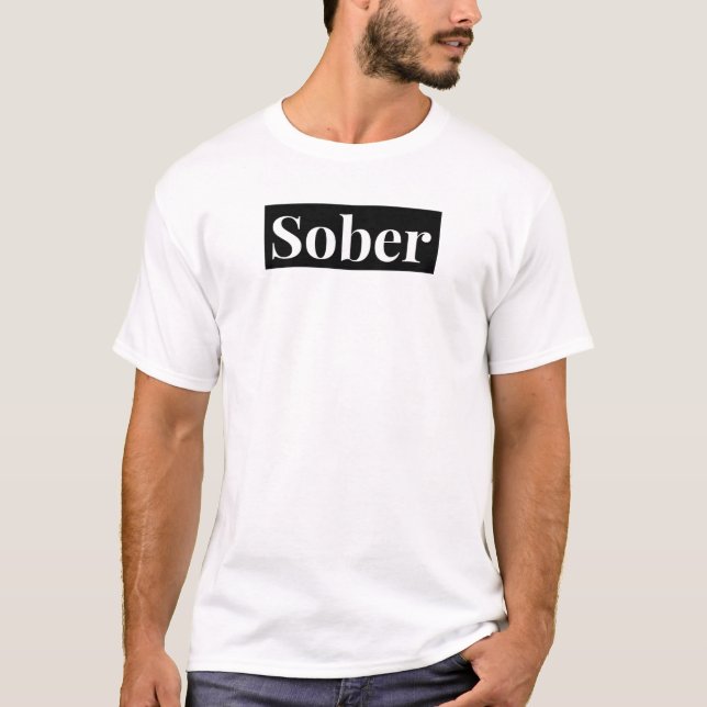 Bold Sobrition T Shirt (Framsida)