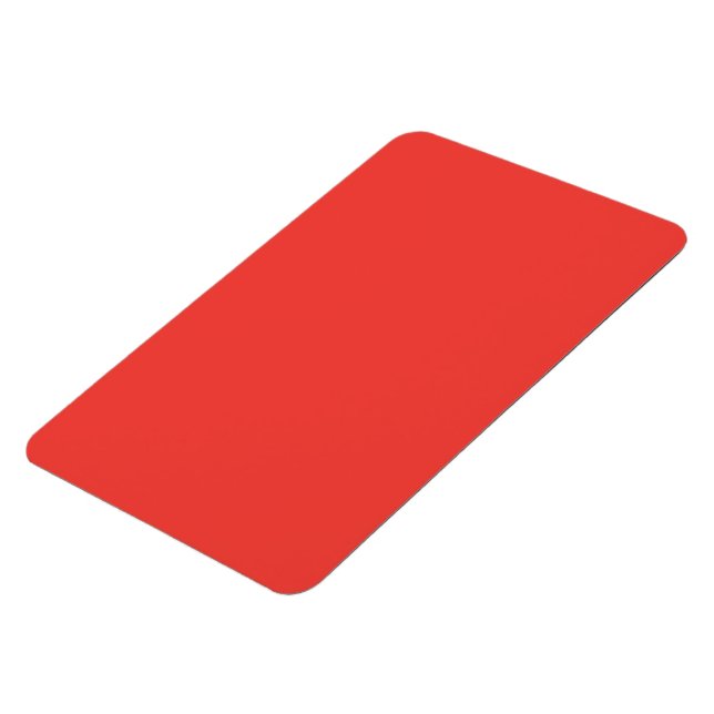 Bold Solid Red Background  Magnet (Vänstra Sidan)