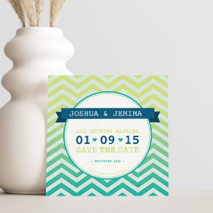BOLD SPARA DATUM MEDDELANDE ombre chevron