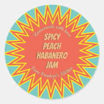 Bold Spicy Peach Habanero Sylt Burk Canning