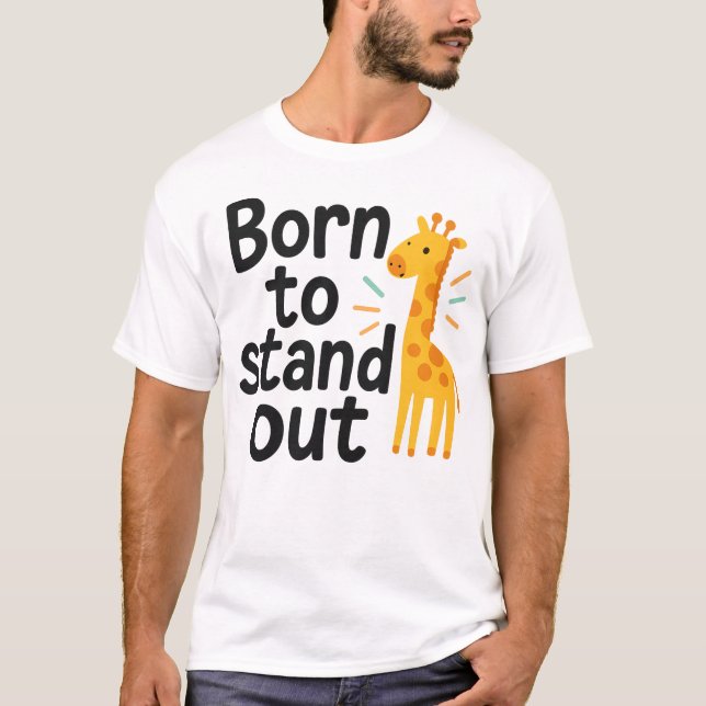 Bold Spirit: Born för att stå ut T Shirt (Framsida)