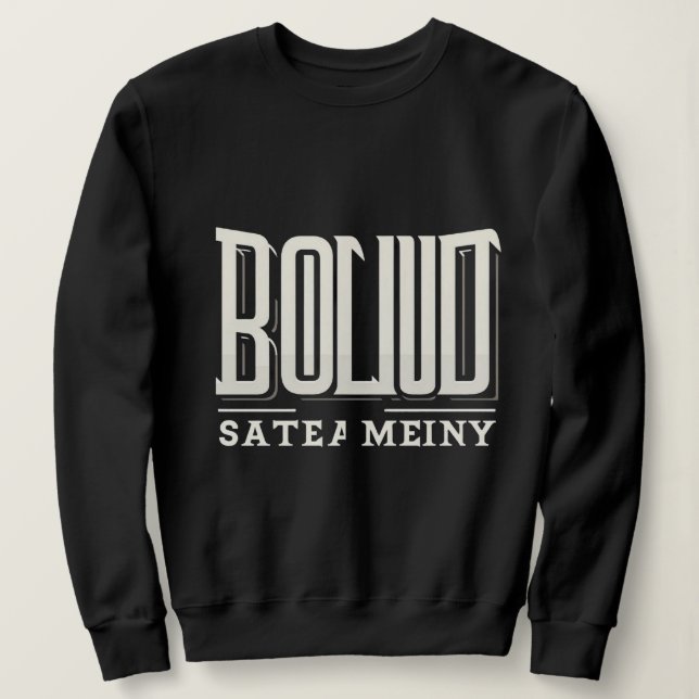 Bold Streetwear Typography – Black & White Urban T T Shirt (Design framsida)