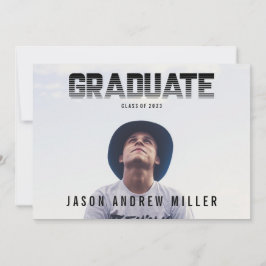 Bold Stripe Typography Student Boy-meddelande Meddelande