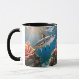 Bold Svärdfisk Ceramic Mugg