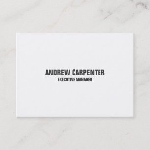 Bold Text - vit, modern, modern Professionell Visitkort