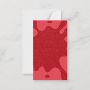 Bold Tomato Red Stänk Glitter Note Card (Anpassnin Anteckningskort