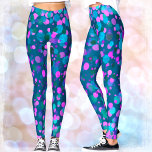 Bold turkos lila rosa glitter konetti teal leggings<br><div class="desc">Var en trendsättare i dessa toppen, fantastiska baljor av glupskt, faux glitter turquise blue, lila, rosa konetti punkter på en tealblått bakgrund! Jobba på, springa-ärenden, eller lägg ut. Så unikt, du behöver aldrig oroa dig för några kopykatter! Lägg till en solid svart topp för den ultimata sofistikeringen av avslappnader. Jag...</div>