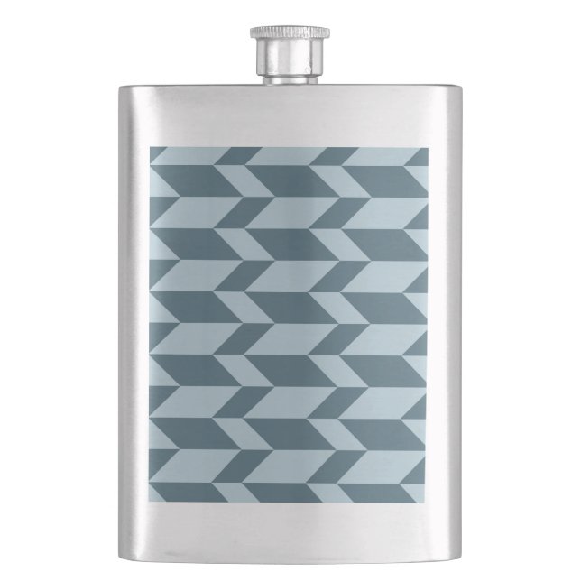 Bold Two Tone Arrow Chevron Rand Blue Tones Fickplunta (Framsidan)