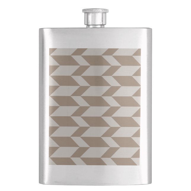 Bold Two Tone Arrow Chevron Rand Neutralt  Fickplunta (Framsidan)
