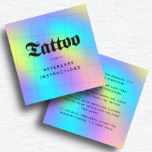 Bold Unicorn Rainbow Tattoo Aftercare Instructions