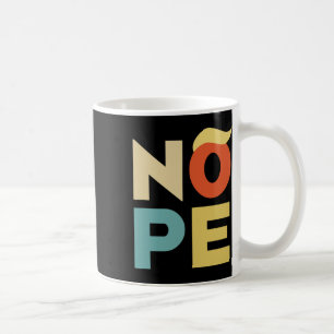 Bold Vintage Stil-lustig antitrumpump Kaffemugg