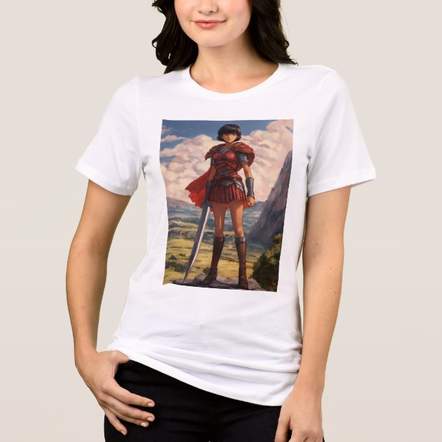 "Bold Warrior - Casca Tribute Tee" T Shirt (Framsida)