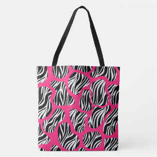Bold Zebra Stripe Abstract Tygkasse