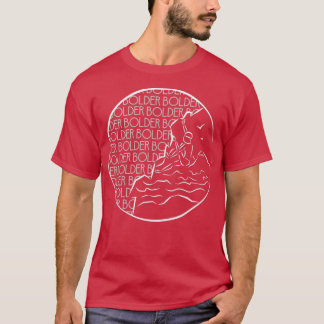 Bolder Bouldering Ink Vault Art T Shirt