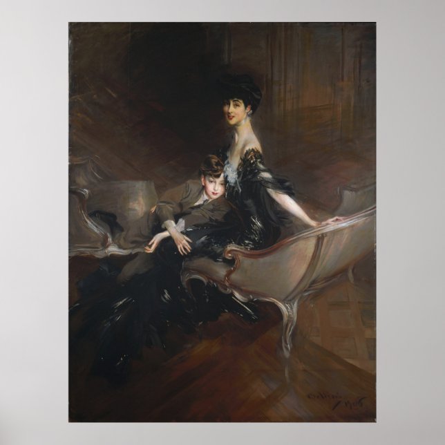 Boldini - Consuelo Vanderbilt Poster (Framsidan)