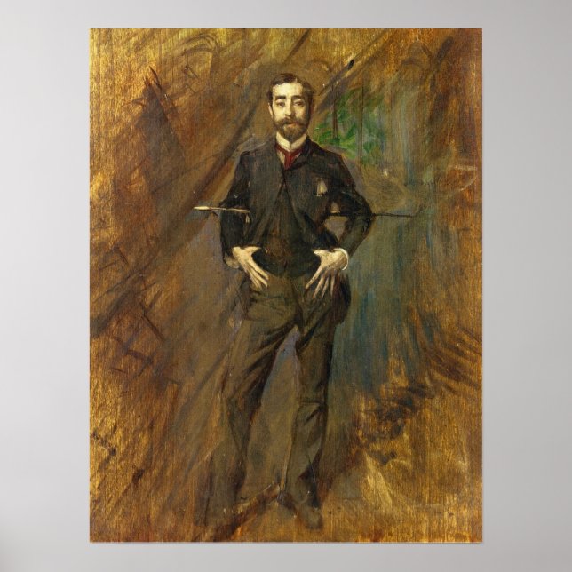 Boldini - John Singer Sargent 1890 Poster (Framsidan)