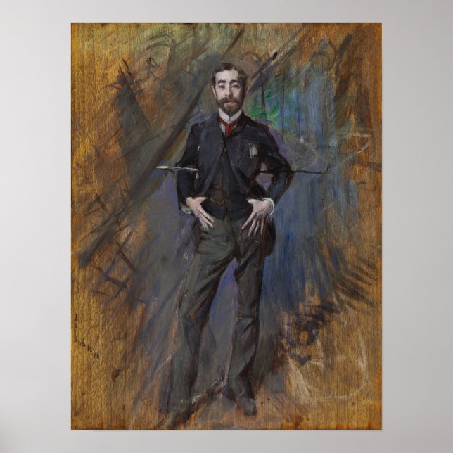 Boldini - John Singer Sargent 1890 Poster (Framsidan)
