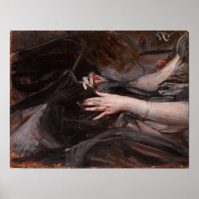 Boldini - Kvinnans händer Poster (Framsidan)