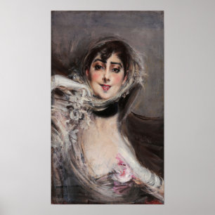 Boldini - Kvinnor i handskar Poster