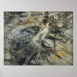 Boldini - Kvinnors studie i Venedig 1887 Poster