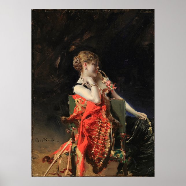 Boldini - Madame X 1879 Poster (Framsidan)