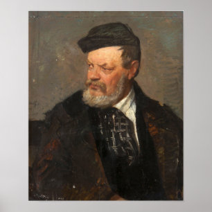 Boldini - Porträtt om konstnärens Far Antonio... Poster
