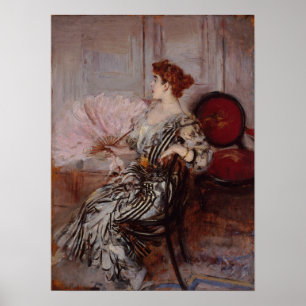 Boldini - Porträtt om Madame Torri Dancer vid ... Poster