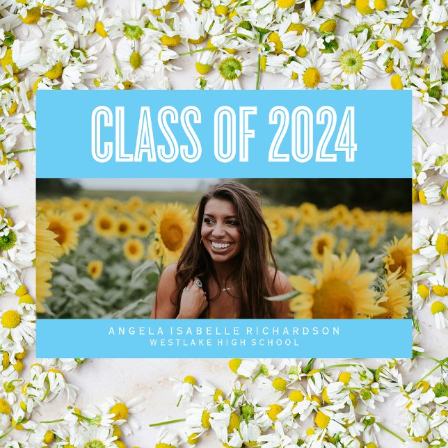 BOLDLY CHIC CLASS OF 2024 STUDENTEN INVITATION INBJUDNINGAR (Skapare uppladdad)