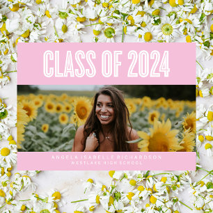 BOLDLY CHIC CLASS OF 2024 STUDENTEN INVITATION INBJUDNINGAR