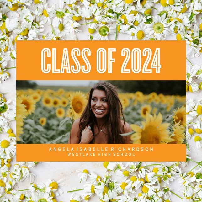 BOLDLY CHIC CLASS OF 2024 STUDENTEN INVITATION INBJUDNINGAR (Skapare uppladdad)