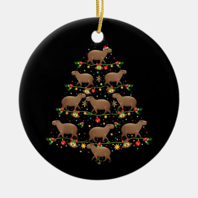 Boldog Karacsonyt God jul Gift Julgransprydnad Keramik (Framsidan)