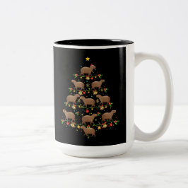 Boldog Karacsonyt God jul Gift Två-Tonad Mugg