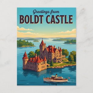 Boldt Castle USA Vykort