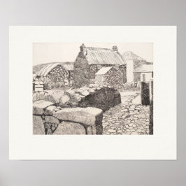 Boleigh Farm Cornwall Eleanor Hughes Nytryck Poster