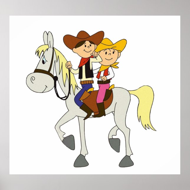 Bolek I Lolek Cowboys Poster (Framsidan)