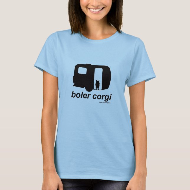 boler Corgi Shirt T-shirt (Framsida)