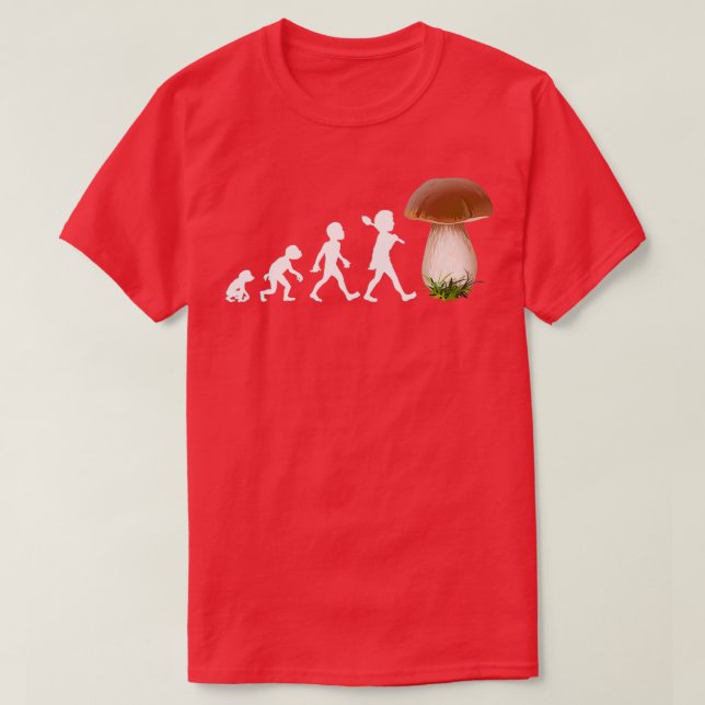 Boletus porcini mushroom mushroom picker mushroom t shirt (Design framsida)