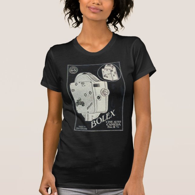 Bolex 16mm filmkamera tee (Framsida)