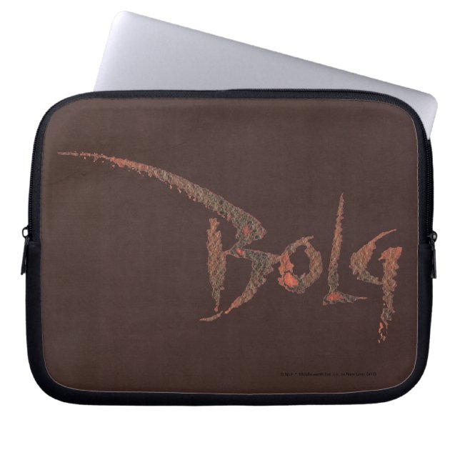 Bolg Namn Laptop Sleeve (Framsidan)