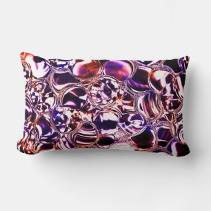 Bolhas de vidro colorido ou pedra semipreciosa? lumbarkudde