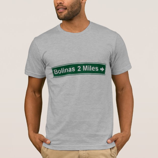 Bolinas2Miles-skjorta Tee Shirt (Framsida)